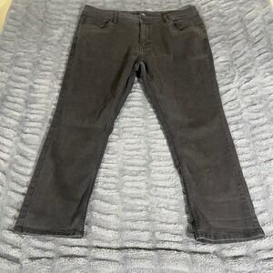 tpj The Perfect Jean Mens 40x28 Slim Fit Black Stretch Denim Pants AP811